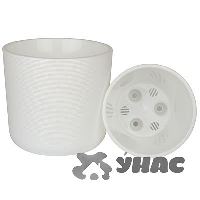 Горшок "Лион" 2 л Белый ЛИ15-10 Ливингрин (10)