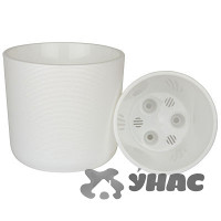 Горшок &quot;Лион&quot; 2 л Белый ЛИ15-10 Ливингрин (10)