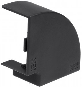IEK ЭЛЕКОР Поворот 90град КМП 15х10 черный (4шт, цена за уп) ELECOR EL-KK10D-P-015-010-K02