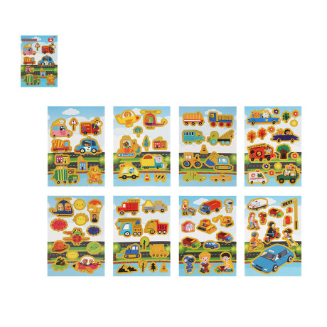 Блокнот с наклейками для творчества, 24х15см, бумага, 8 страниц, 4 дизайна