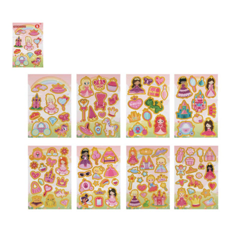 Блокнот с наклейками для творчества, 24х15см, бумага, 8 страниц, 4 дизайна