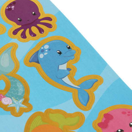 Блокнот с наклейками для творчества, 24х15см, бумага, 8 страниц, 4 дизайна