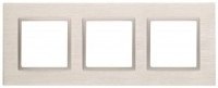 ЭРА 14 Elegance рамка СУ 3 мест.металл, шампань+шамп 14-5203-04 5886