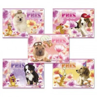 Альбом д/рисования, 24 л., HATBER, обл. мелов.  картон, 100 г/м2, &quot;Любимцы&quot; (5 видов), 24А4В A090770