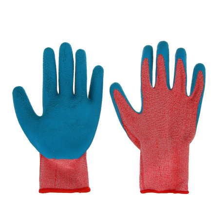 INBLOOM Перчатки садовые со вспененным латексным полуоблив., р.9, 24.5см, 65 г