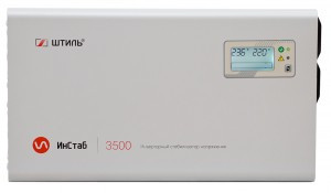 ШТИЛЬ стабилизатор инверторный IS3500 настен. 1ф 3500ВА/2750Вт Uвх 90-310В, Uвых.рег 220-230В IS3500