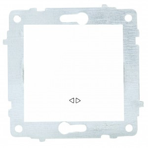 OVIVO мех. выкл. СУ 1 кл. 10А (перекрестный) белый (ко всем рамкам) 600-000201-214