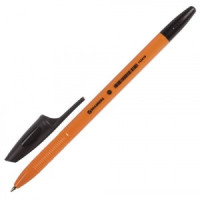 Ручка шарик. BRAUBERG "X-301 Orange", корпус оранжевый, узел 0,7мм, линия 0,35мм, черная, 142410