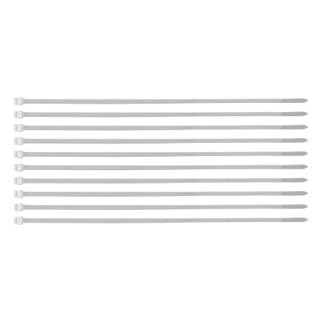 Хомуты, 350 x 4.8 мм, пластиковые, белые, 50 шт Сибртех