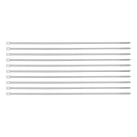 Хомуты, 350 x 4.8 мм, пластиковые, белые, 50 шт Сибртех