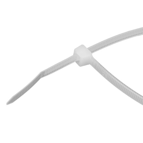 Хомуты, 350 x 4.8 мм, пластиковые, белые, 50 шт Сибртех