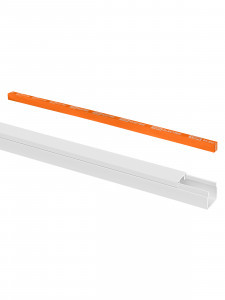 TDM кабель-канал 12х12 белый (24м, цена за 1м) (24!) SQ0402-0801