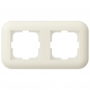 OVIVO Рамка СУ 2 мест. LOFT, крем/крафт, 404-020006-226
