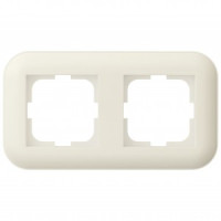 OVIVO Рамка СУ 2 мест. LOFT, крем/крафт, 404-020006-226