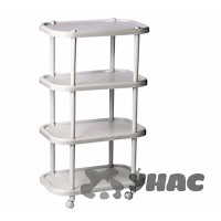 Полка овальная (4 секции) мраморный М2717