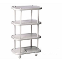 Полка овальная (4 секции) мраморный М2717