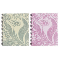 Тетрадь общая "Botanica", формат А5, 96 л. в клетку, пластиковая обложка, спираль, в ассортим.