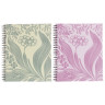 Тетрадь общая "Botanica", формат А5, 96 л. в клетку, пластиковая обложка, спираль, в ассортим.