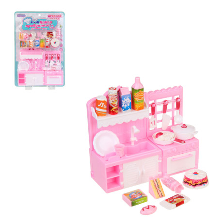 ИГРОЛЕНД Набор игровой "Набор продуктов для твоей кухни", ABS, 18,5х5х27см