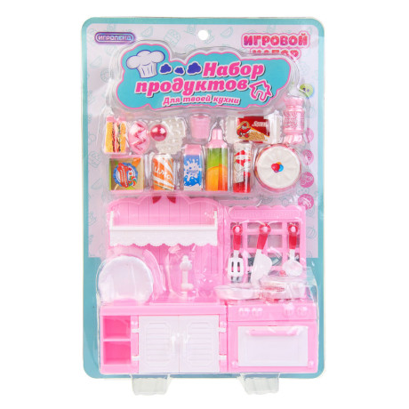 ИГРОЛЕНД Набор игровой "Набор продуктов для твоей кухни", ABS, 18,5х5х27см