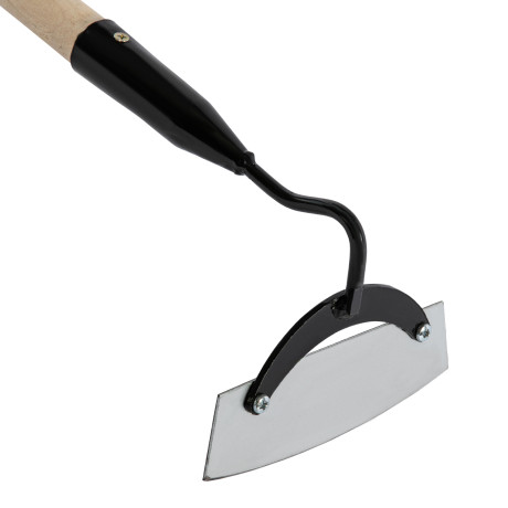 Мотыга стальная, 170 х 60 х 710 мм, деревянный черенок, Сибртех