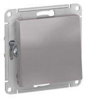 Systeme Electric AtlasDesign мех. выкл. (перекл. проходной) СУ 1 кл. алюм. (пл.осн.) ATN000361 (10!)