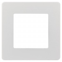 ЭРА 12 рамка СУ 1 мест. САТИН, бел. 12-5101-01 7949