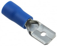 IEK наконечник клемма изол. штекер РпИп 1,5-2,5(6,3) (уп.100шт, цена за уп) синий URP10-D25-D23-6