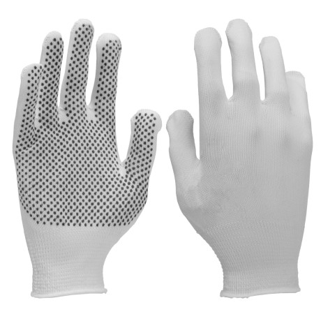 Перчатки в наборе, 4 пары, цвета в ассортименте, ПВХ точка, L, Palisad