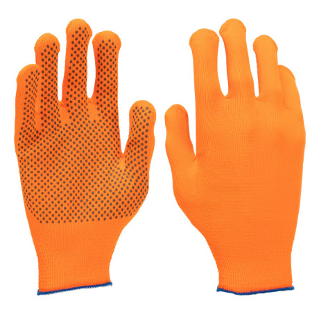 Перчатки в наборе, 4 пары, цвета в ассортименте, ПВХ точка, L, Palisad