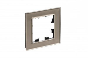 Systeme Electric AtlasDesign Nature рамка СУ 1 мест. стекло шампань ATN320501 (3!)