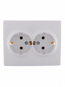 Lezard KARINA роз. СУ 2 мест. 16А земля, ПБТ бел. (корп. ABS) 707-0200-127B