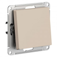 Systeme Electric AtlasDesign мех. выкл. СУ 1 кл. кнопка песочный ATN001215 (5!)