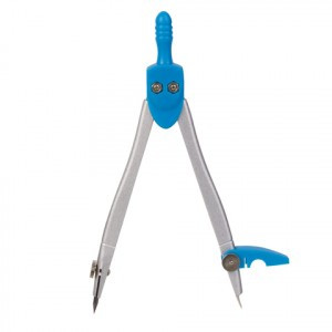 Циркуль BRAUBERG "Klasse", 115 мм, пласт. пенал, ассорти, дисплей, 210526