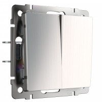 Werkel мех. выкл. СУ 2 кл. 10A (глянц.никель) (WL02-SW-2G a028844)W1120002 a051081