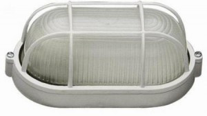 Светильник НПП1202 черный/овал с реш. 100W IP54  IEK