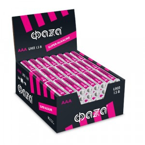 Э/п ФАЗА LR03/286 4S (DISPLAY) Super Alkaline (96/384)