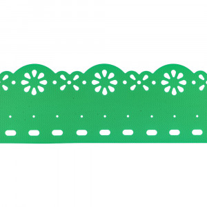Лента бордюрная Декор 0,15х9 м Зеленый пластик