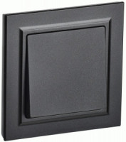 IEK BRITE выкл. СУ 1 кл. 10А, 230В, черный ВСР10-1-0-БрЧ BR-V10-0-10-K02-F