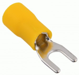 IEK GENERICA наконечник изолир. НВИ 5,5-4 вилка 4-6мм желтый (100шт) UNL10-006-6-4-G