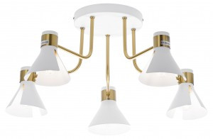 Rivoli Люстра 7054-735 Maira 5xЕ14 40W 525x525x240 54697