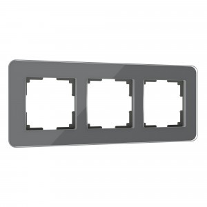 Werkel рамка СУ 3 мест. Elite (графит, стекло) W0032440