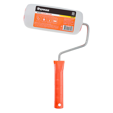 ЕРМАК Валик поролон 150х48х6мм, несъёмный шплинт