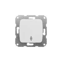 KRANZ DEA мех. выкл. (перекл.) 1кл проходной СУ 10А Бел KR-78-0205