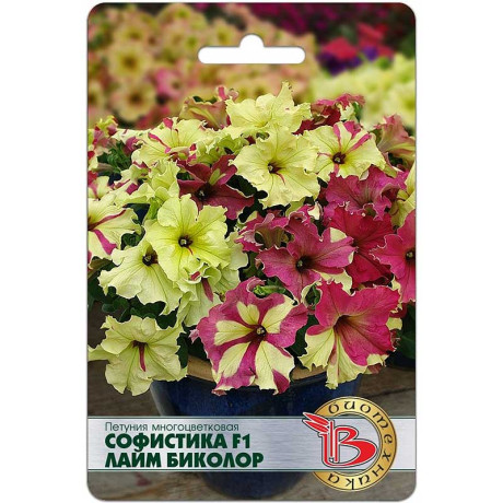Петуния Софистика Лайм Биколор Биотехника Ц