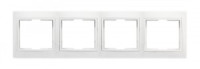 Smartbuy Венера Рамка 4 мест. горизонтальная белая  (SBE-01w-00-FR-4)