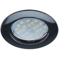 Ecola DL100 MR16 GU5.3 св-к литой Черный Хром 24x75 FB1601EFF (10!)