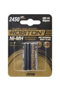 Ак-р ROBITON R6 HR-3UTGX Japan 2450мАч предзаряж. BL2, 15188