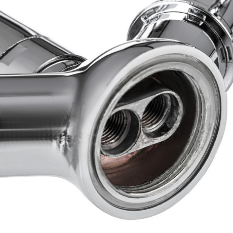 СоюзКран Смеситель для кухни, поворотный излив 25см, керам. кран-буксы 1/2, хром, цинк, SK01-G208