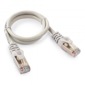 Cablexpert патч-корд FTP cat5e, 0,5м, литой, многожильный (серый)